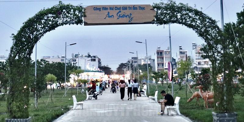 Đường nội bộ sạch đẹp bên trong Khu dân cư An Sương Quận 12 TP HCM